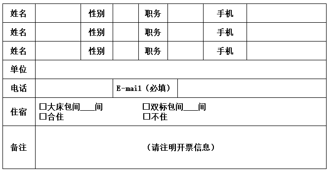 回執(zhí)表